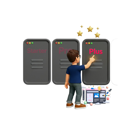 sitio web profesional editable con dominio propio, formularios y hosting incluido. Plan mensual, 14 días gratis y sin contratos